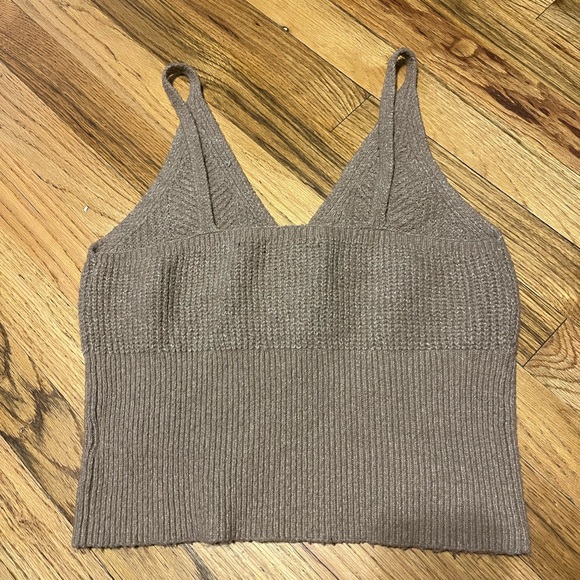 Sincerely Jules Warm Brown Knit Top - Picture 2 of 5